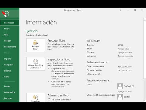 Guía para lograr la accesibilidad de un archivo Excel