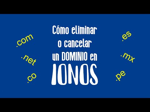 Guía para cancelar un dominio en NIC