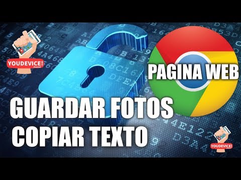 Cómo descargar imágenes de una página web protegida