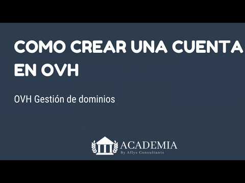 Guía paso a paso para crear una cuenta en OVH