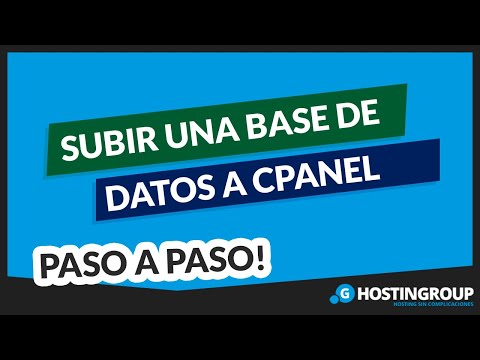 Guía para descargar una base de datos desde cPanel