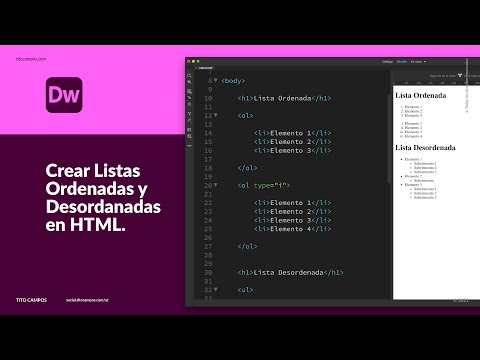 Guía paso a paso para crear una lista desordenada en HTML