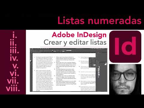 Tutorial: Creación de una lista numerada en Indesign