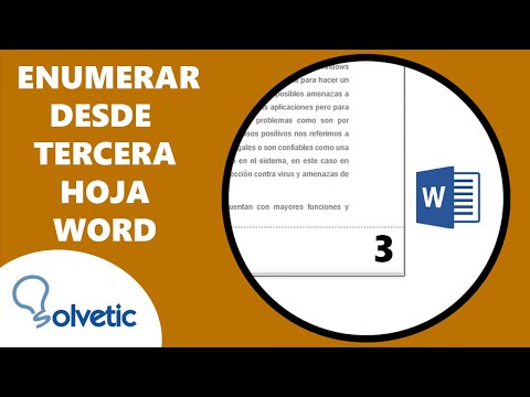 Tutorial: Numeración de páginas en Word a partir de la página 5