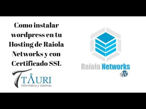 Guía paso a paso para instalar WordPress en Raiola