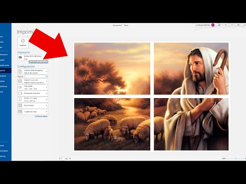 Guía para dividir una imagen en 4 hojas para impresión