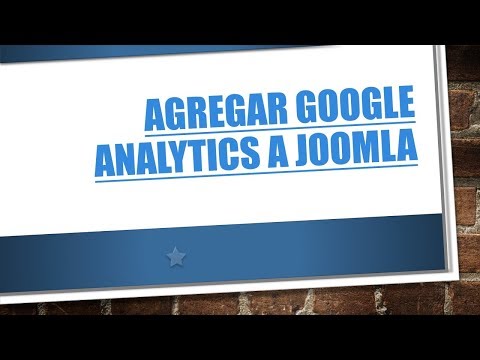 Guía para la instalación de Google Analytics en un sitio web basado en Joomla