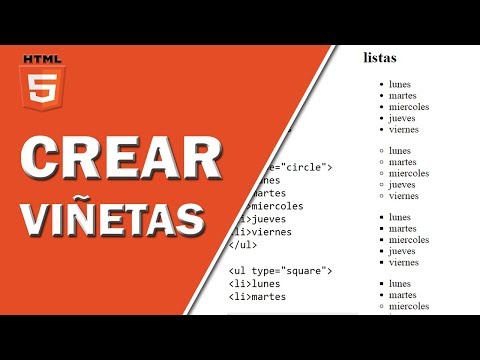 Crear una viñeta en HTML: Una guía paso a paso