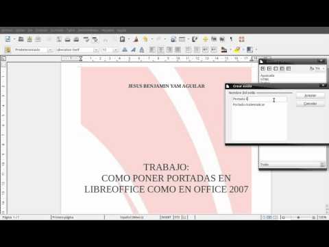 Guía detallada para crear una portada en OpenOffice