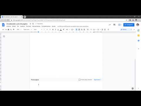 Guía práctica para agregar un pie de página en documentos de Google